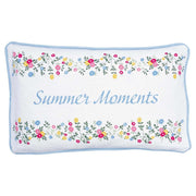 Kissenbezug mit Print "Summer Moments" - 30x50 cm (White)