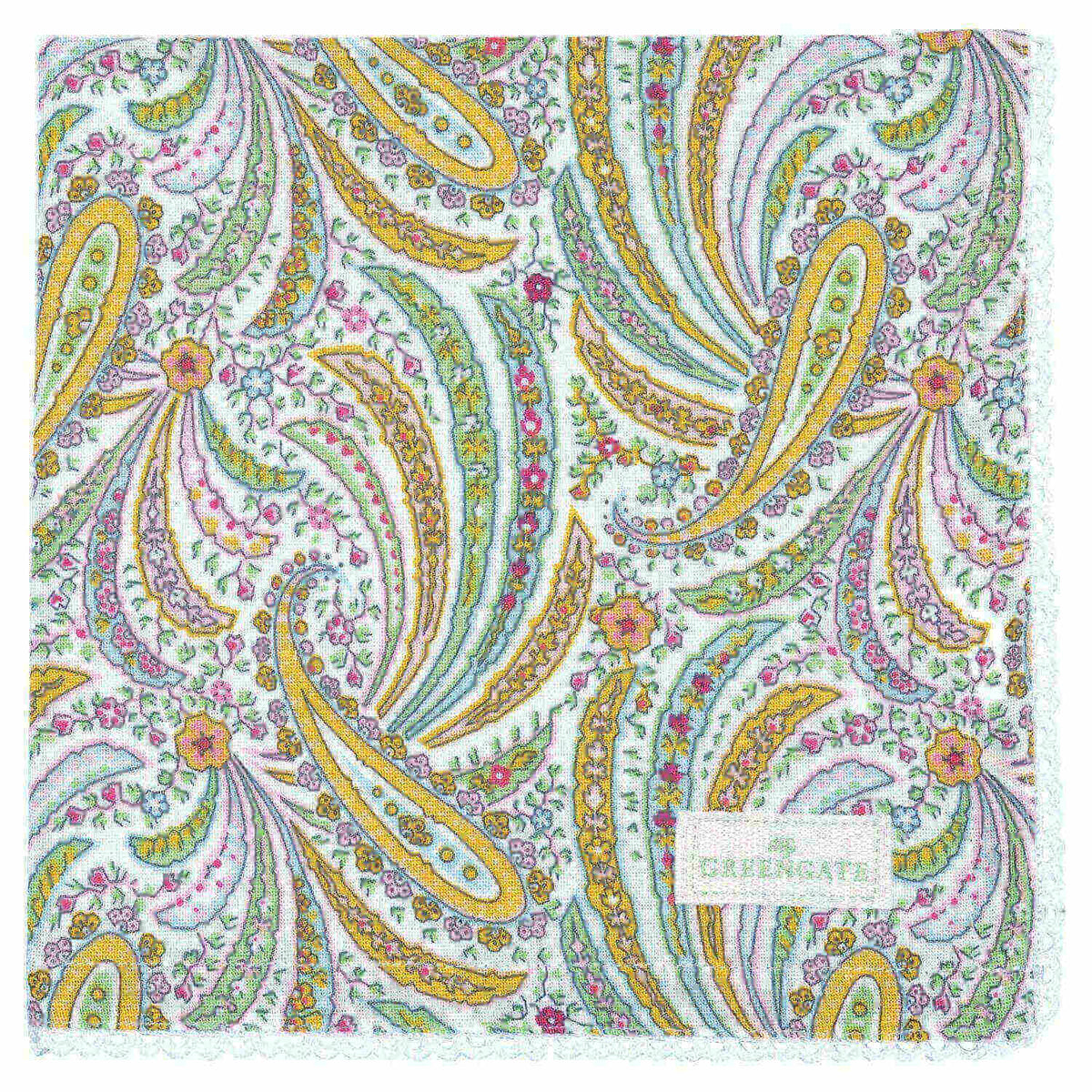 Stoffserviette mit Spitze "Elva" - 40x40 cm (Pale Pink)