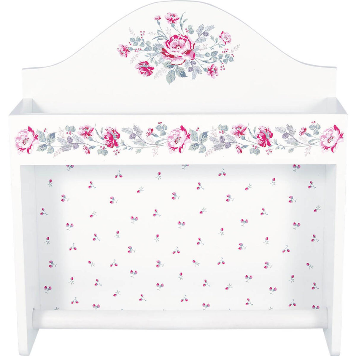 Küchenregal mit Gewürzablage "Leonora" (White)