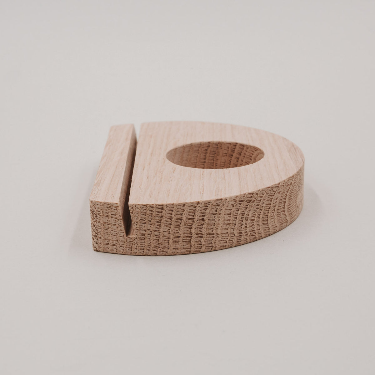 Teelicht-Kartenhalter "Herz" - 11,2x8x2 cm (Natur)