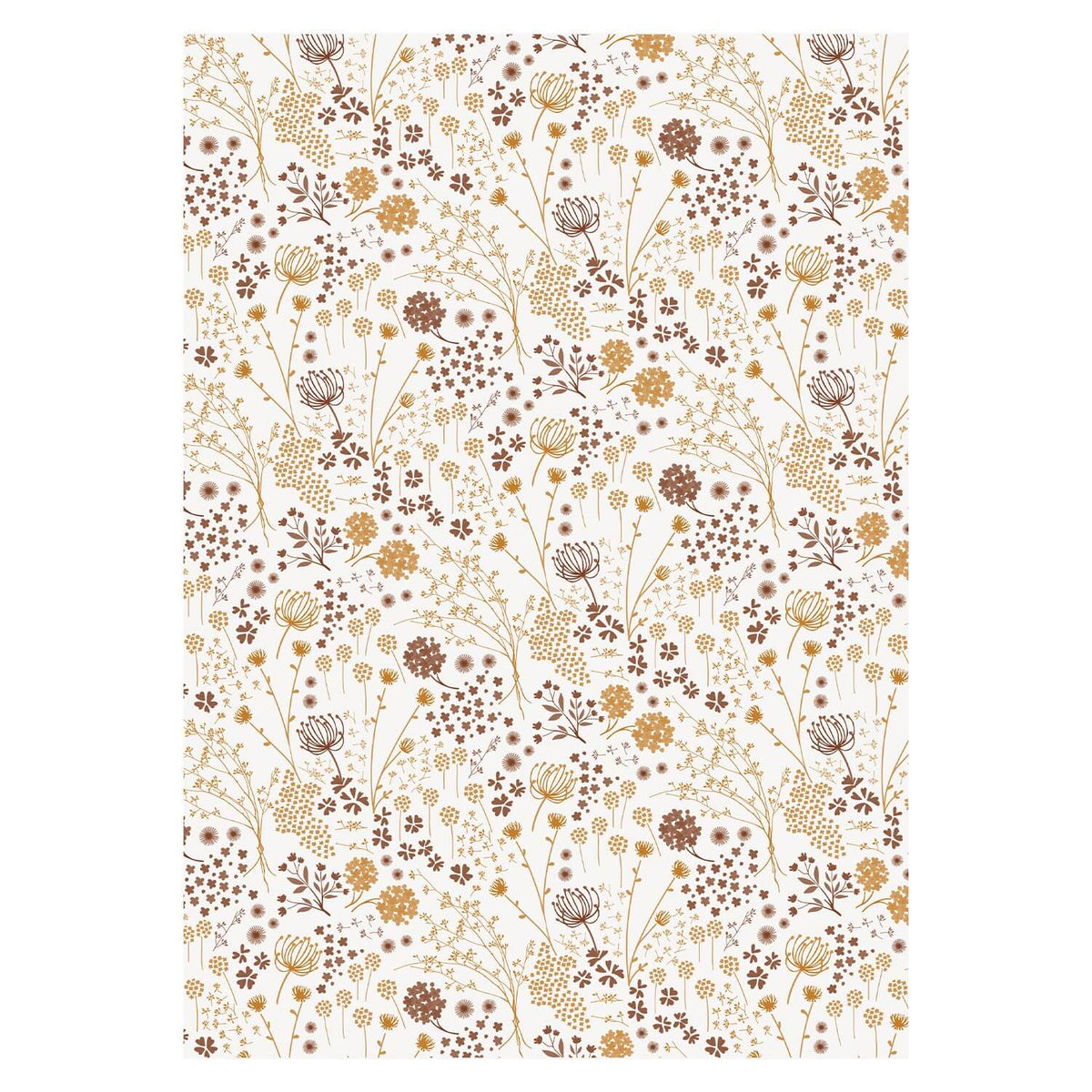 Geschenkpapier "Herbstblumen" - 5 m (Bunt)