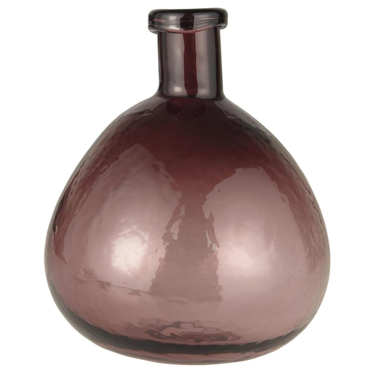 Vase "Glasballon" mundgeblasen - 26cm (Malva/Lila)