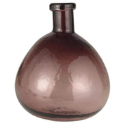 Vase "Glasballon" mundgeblasen - 26cm (Malva/Lila)