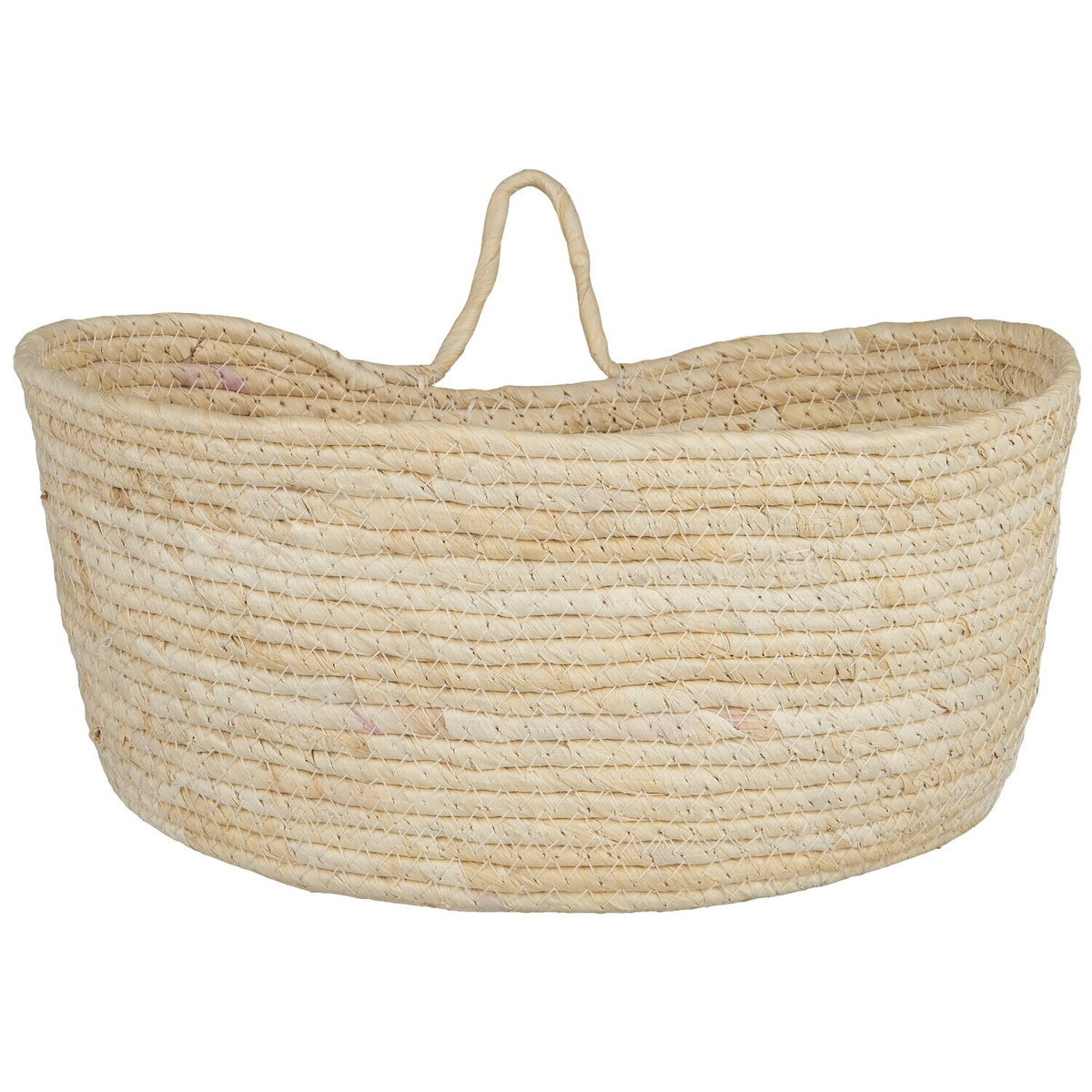 Länglicher Wandkorb - 22x31x19 cm (Creme)