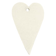 Herz-Anhänger für Geschenkschmuck (Weiß), 10er-Set