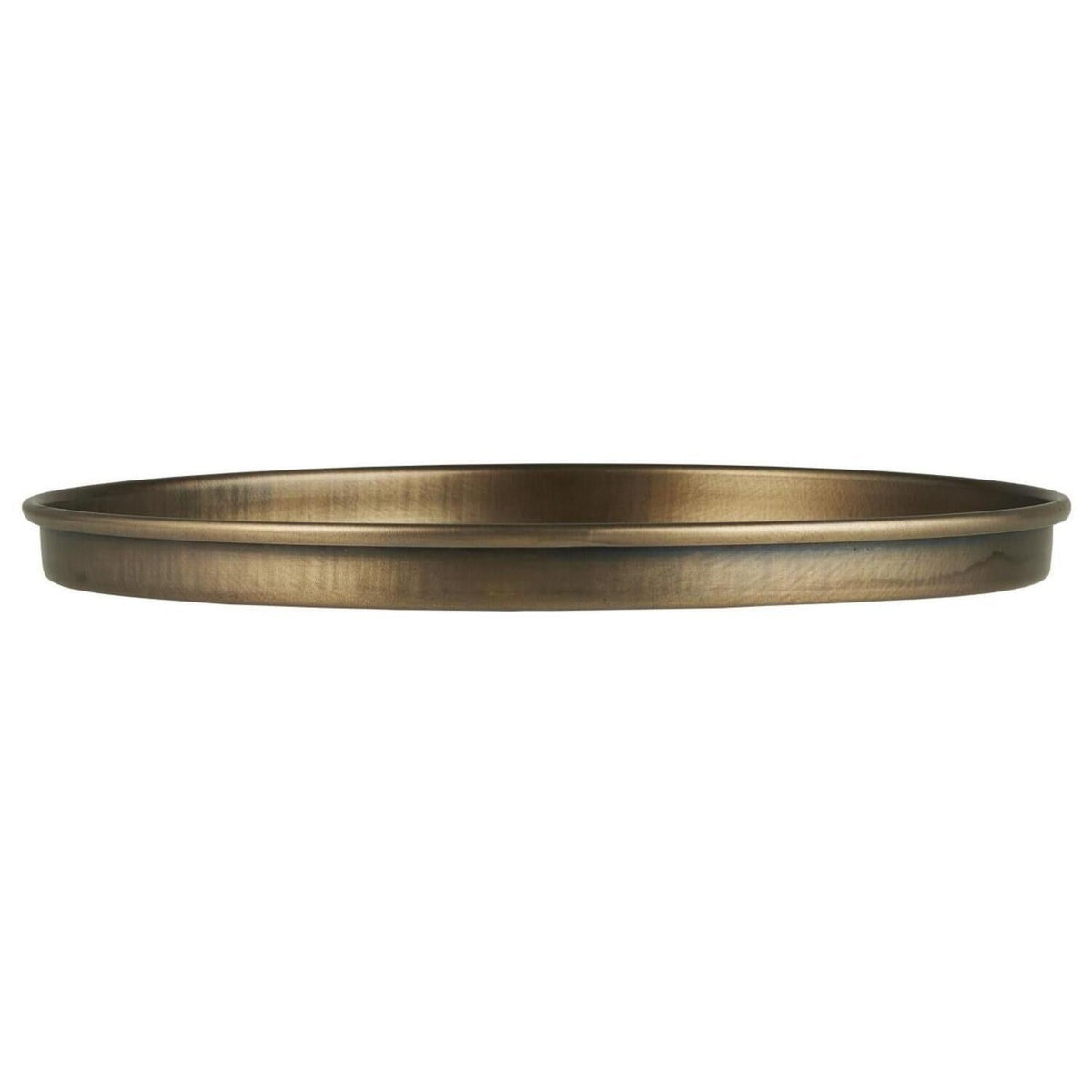 Kerzentablett mit Kante - ø 19 cm (Gold)