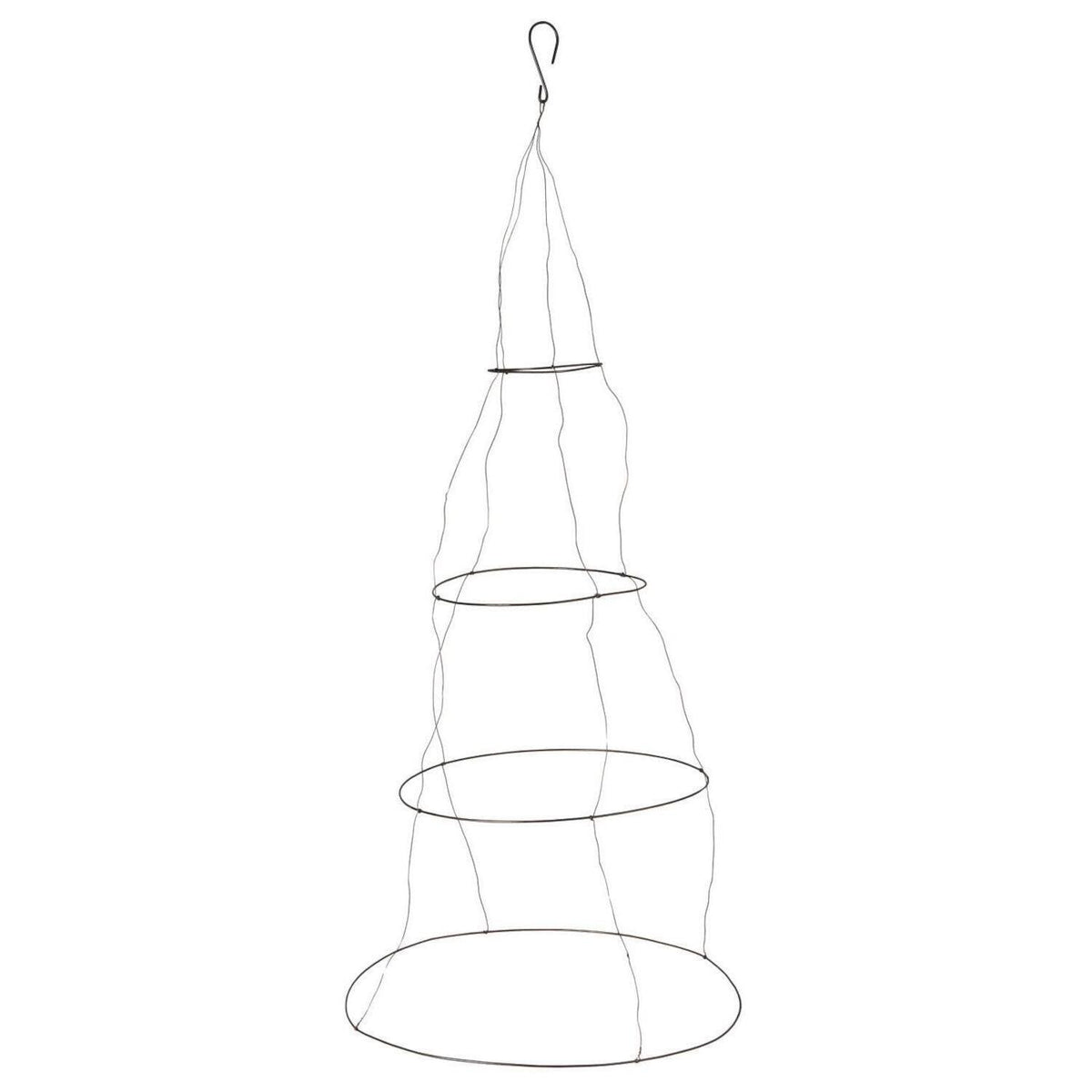 Hänger mit 4 Ringen - 83 cm (Silber)