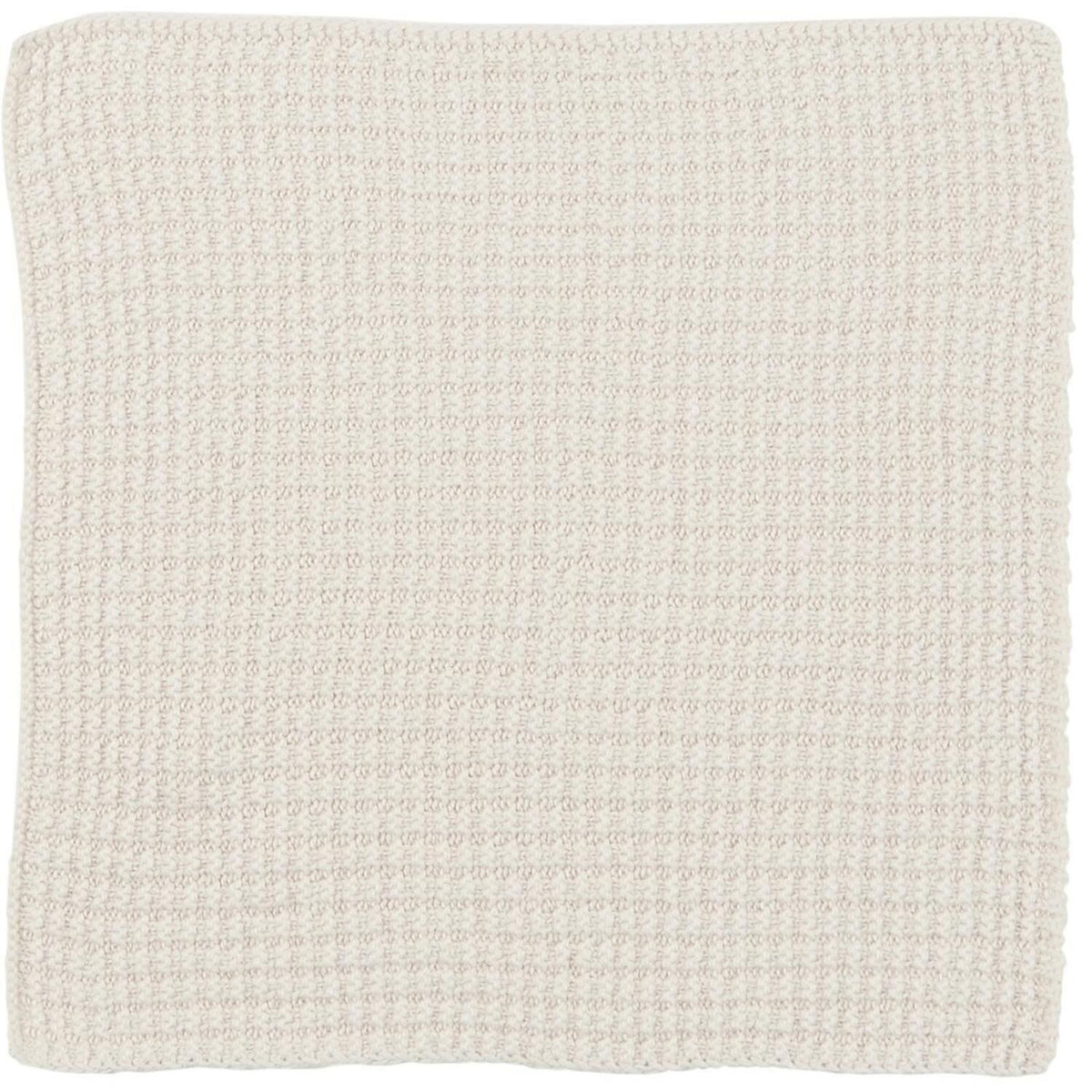 Spüllappen gestrickt - 25x25 cm (Creme)