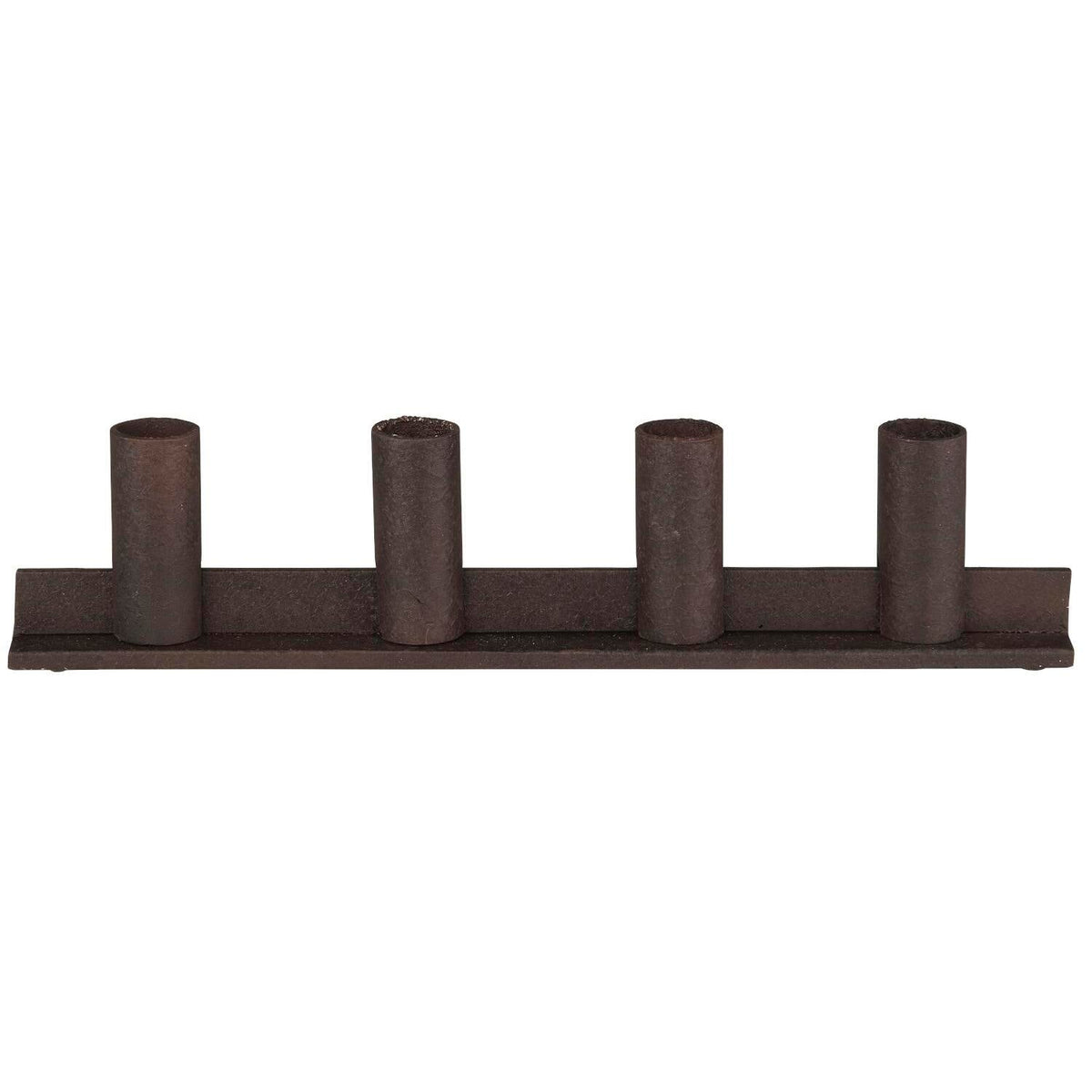 Adventskerzenhalter für 2,2 cm Stabkerzen (Antikbraun/Schwarz)