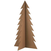 Holz-Tannenbaum stehend - 50x90 cm (Braun)