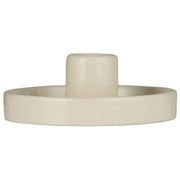 Kerzenhalter für Stabkerze - 11,5x4,3 cm (Creme)