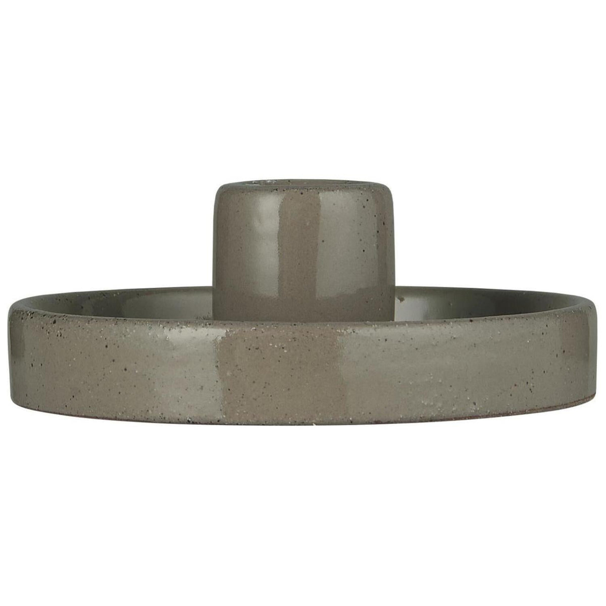 Kerzenhalter für Stabkerze - 11,5x4,3 cm (Grau)