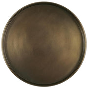 Kerzentablett mit Kante - ø 19 cm (Gold)
