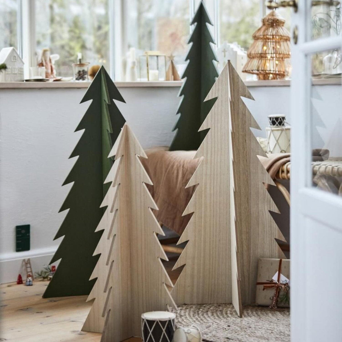 Tannenbaum stehend - 39,5x70 cm (Natur)