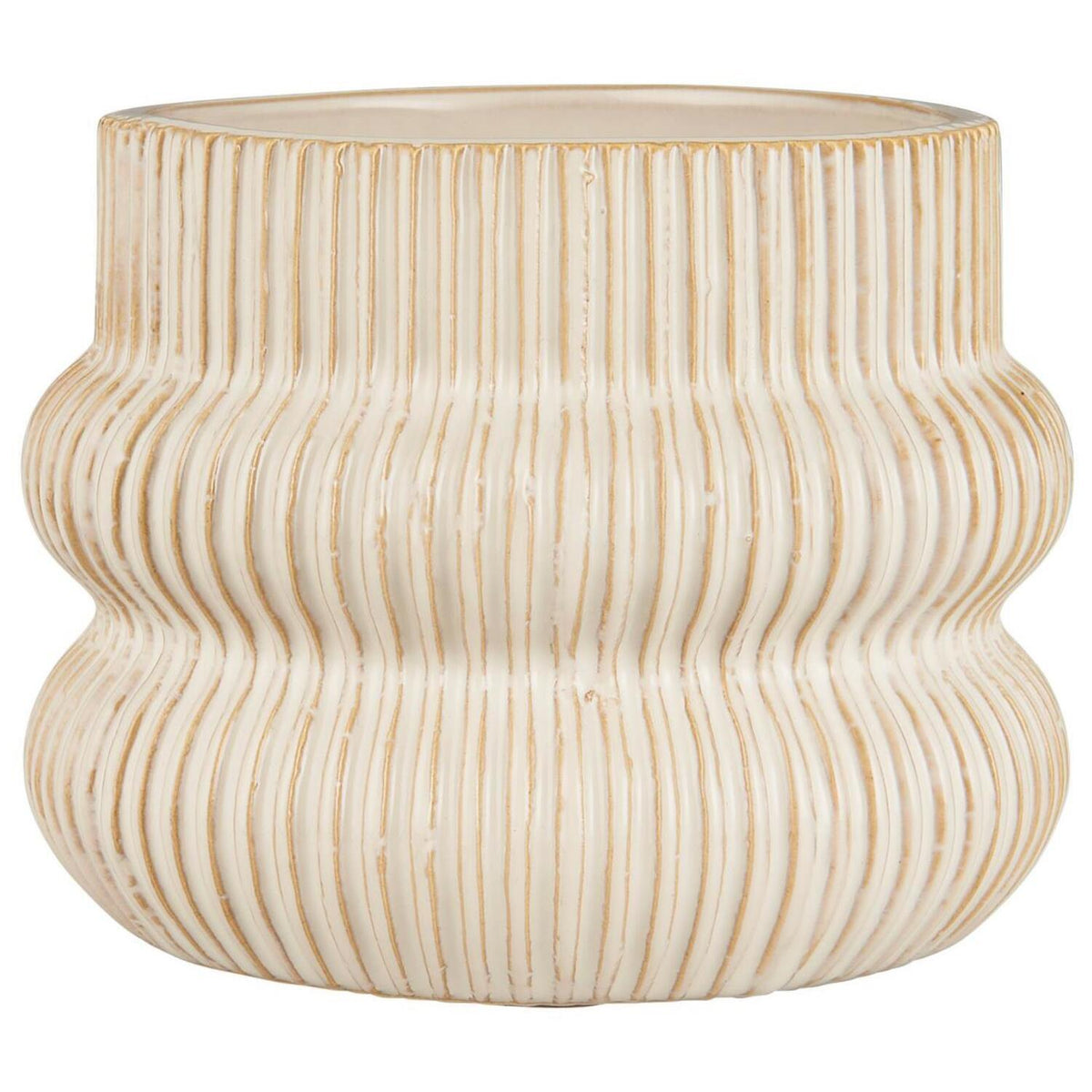 Blumentopf - 13,5x10,5 cm (Distressed White)