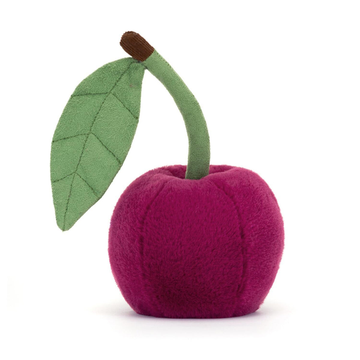 Kuscheltier Kirsche "Amuseables" - 12 cm (Magenta/Grün)