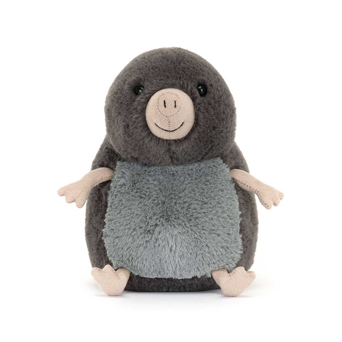 Kuscheltier Maulwurf "Muswell" - 15 cm (Grau)