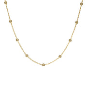 Kette "Marie" mit Kugeln - 40-45,5 cm (Gold)