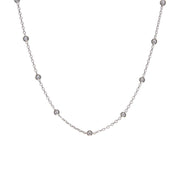 Kette "Marie" mit Kugeln - 40-45,5 cm (Silber)
