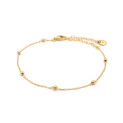Armband "Marie" mit Kugeln - 16,5-22 cm (Gold)