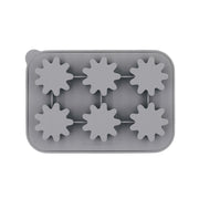 Eiswürfelform "Blume" - 16,7x11,6x4,6 cm (Grau)
