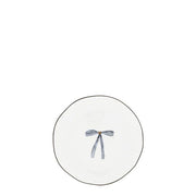 Teller "Bow" - 13 cm (Weiß/Iris)