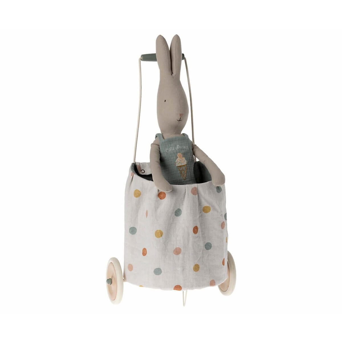 Trolley "Multi Dots" (Weiß)