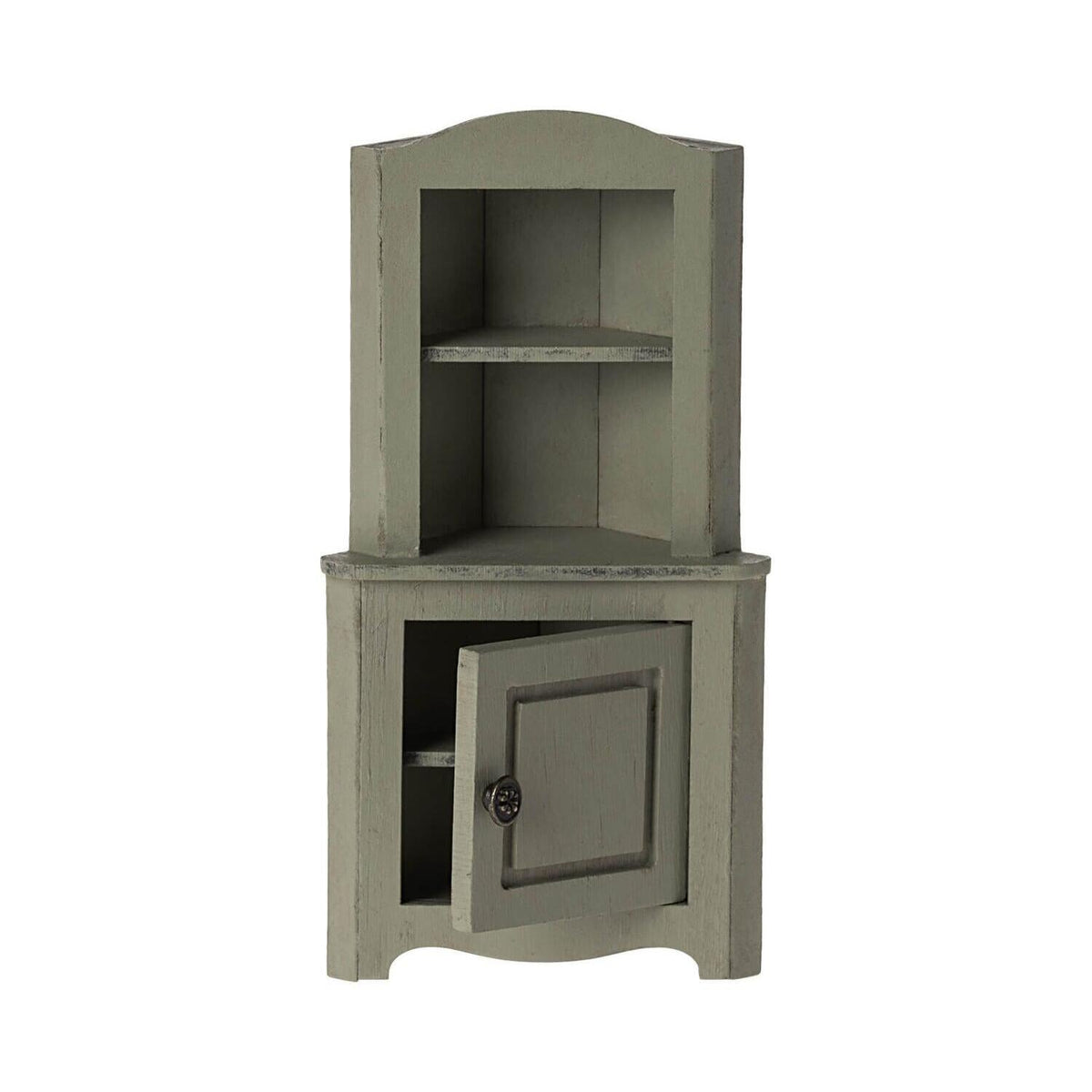 Miniatur Eckschrank (Hellgrün)