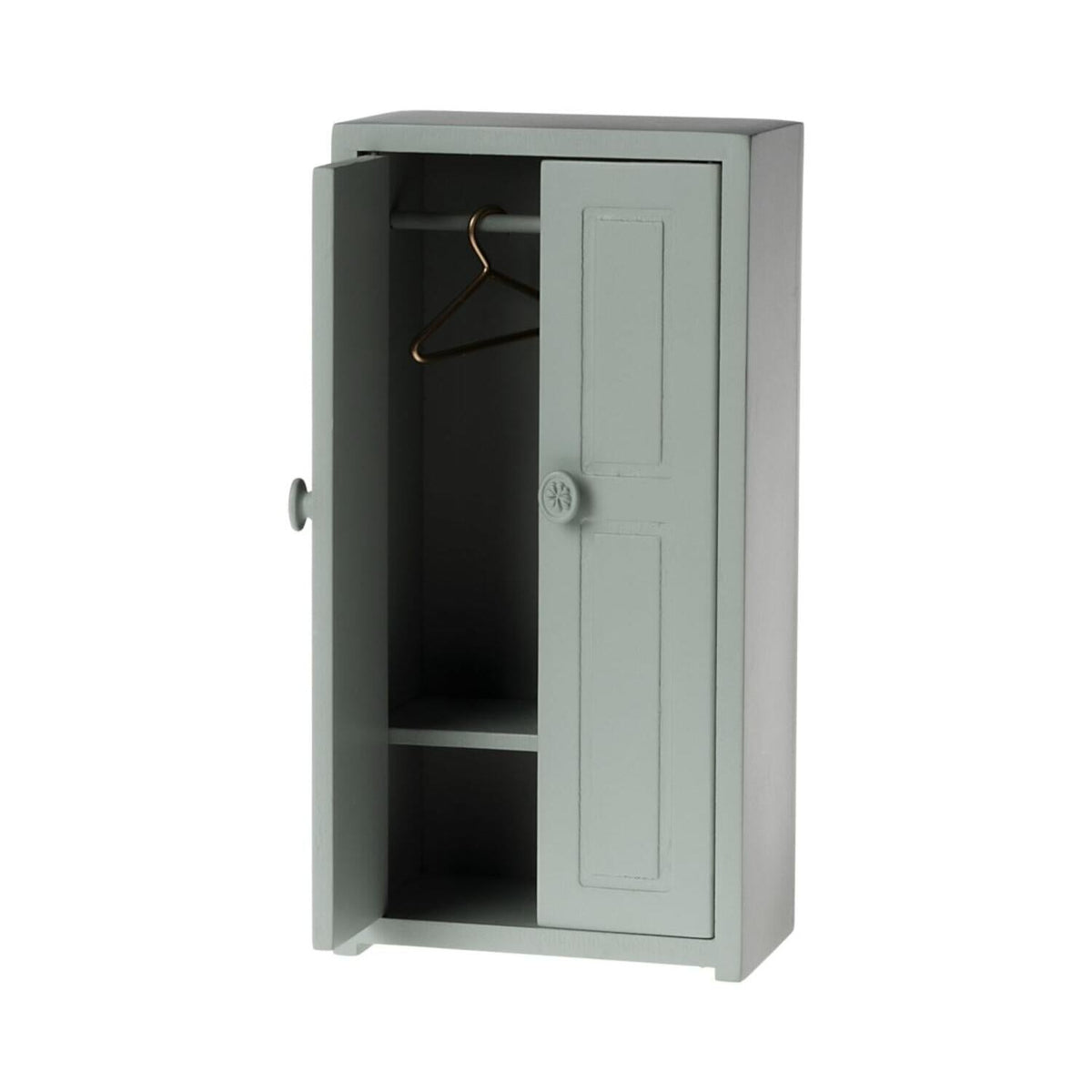 Kleiderschrank für Maus (Hellblau)