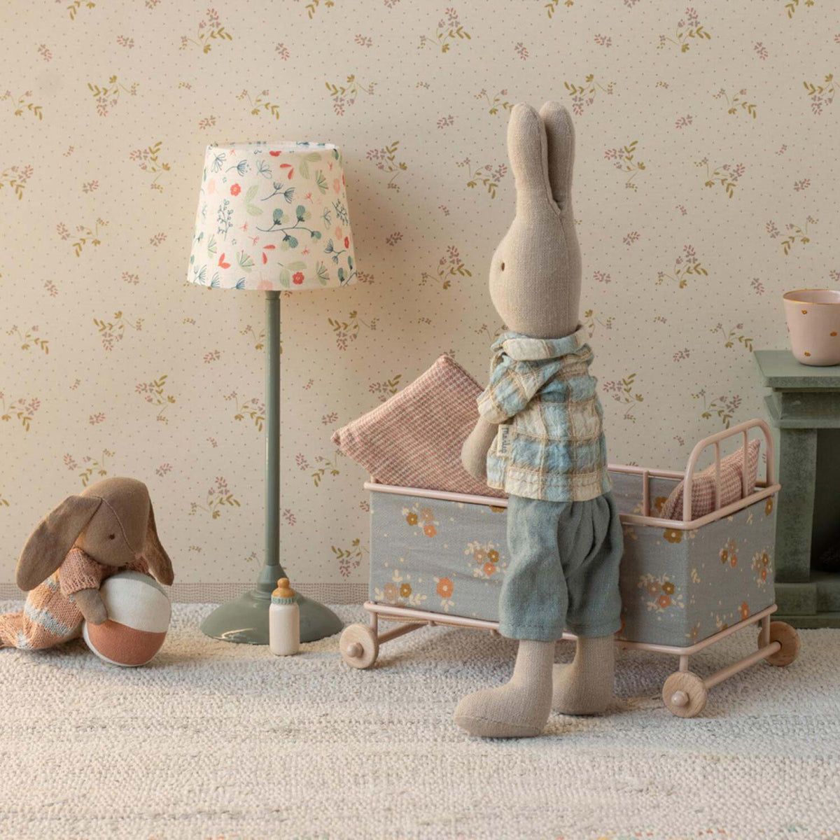 Puppenhaus Kinderbett - Micro (Powder)