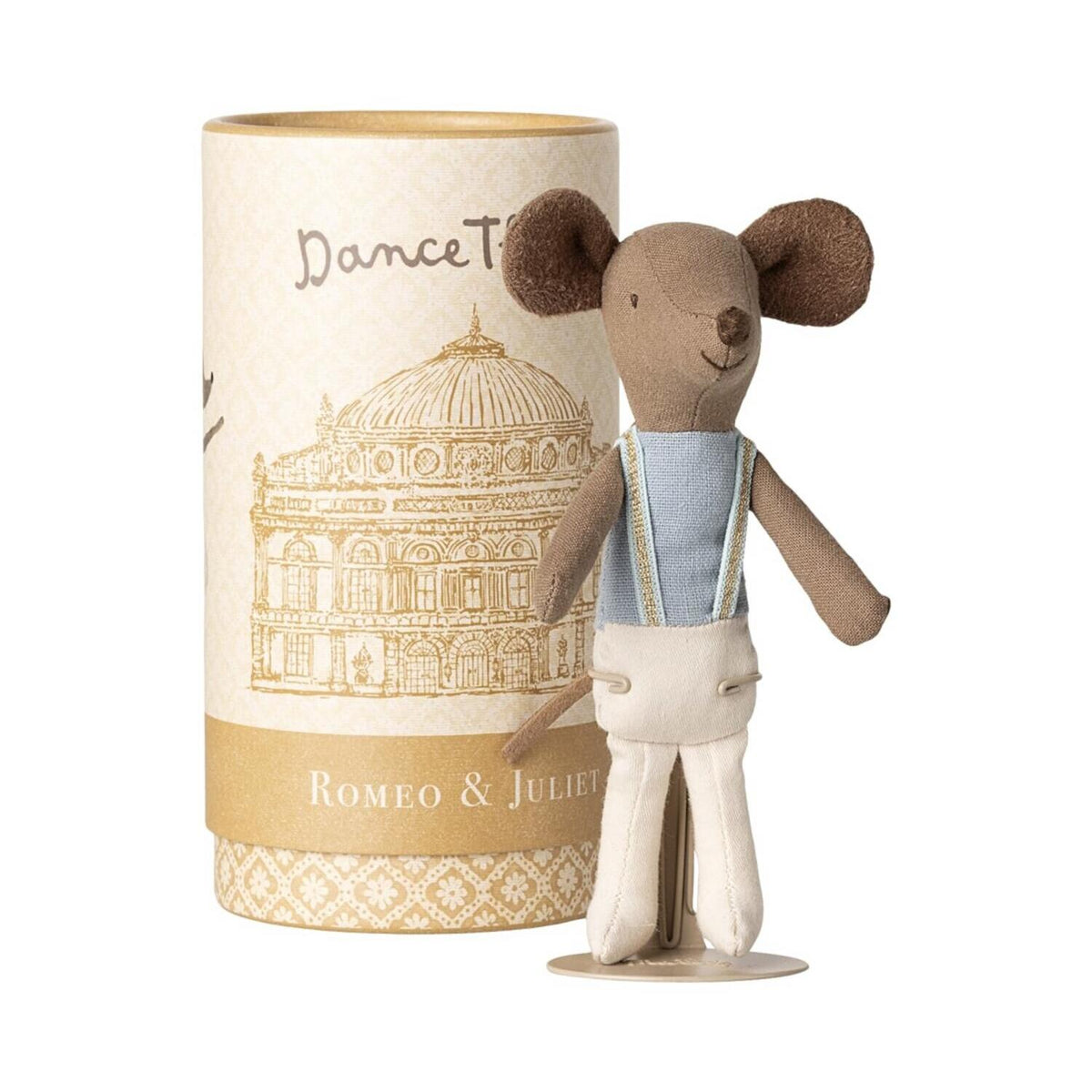 Balletttänzer Maus - Großer Bruder (Braun/Blau)
