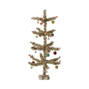 Weihnachtsbaum - 25 cm (Gold/Rot/Grün)