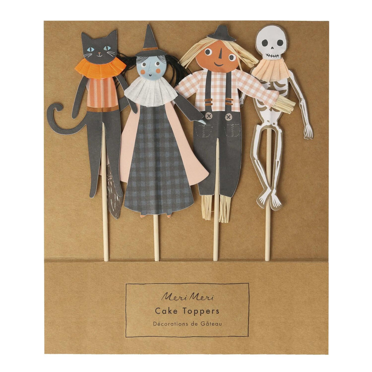 Cake Topper "Kürbisfeld" - 4er-Set