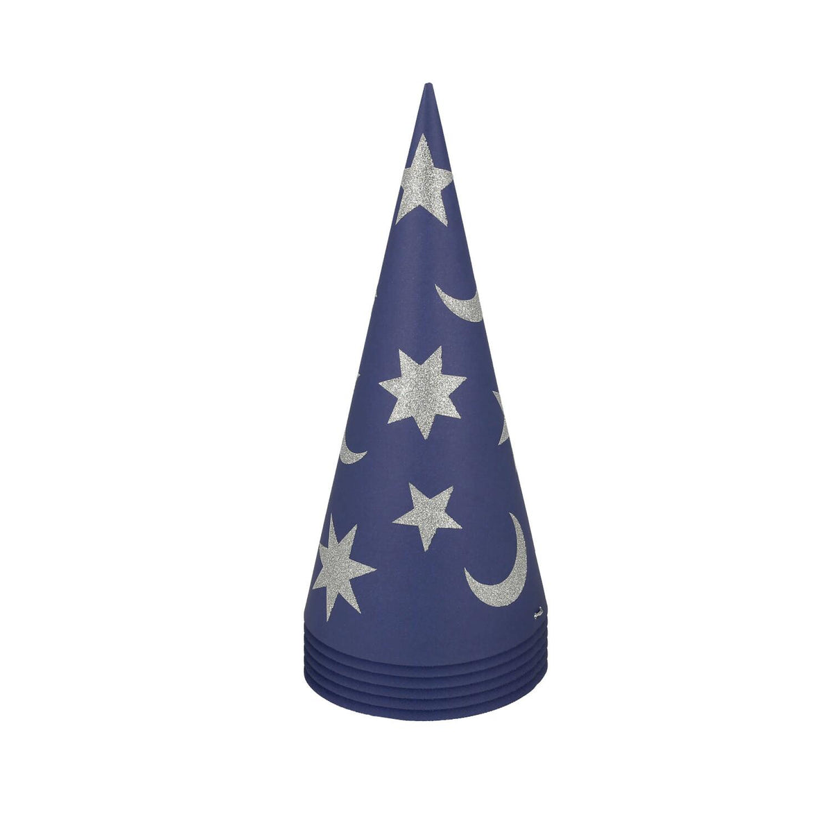 Partyhüte & Zauberstäbe "Wizards" - 10,2x21,6 cm (Blau)