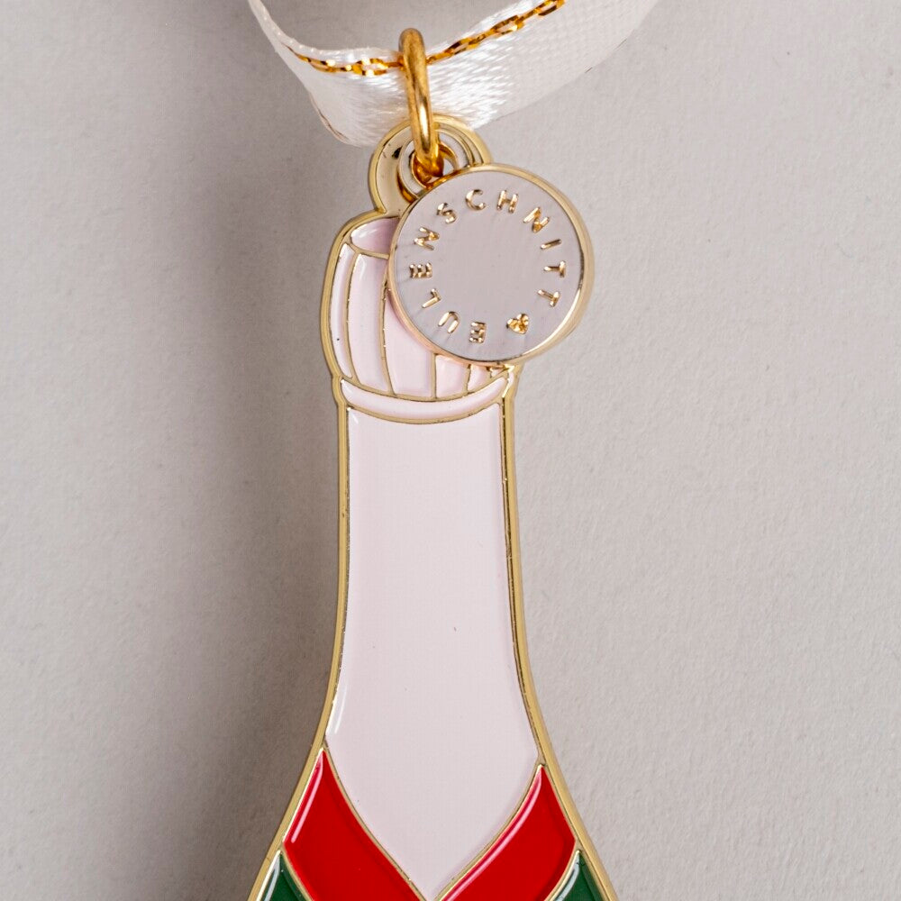 Baumschmuck "Champagner" - 3,2x9,5 cm (Grün)