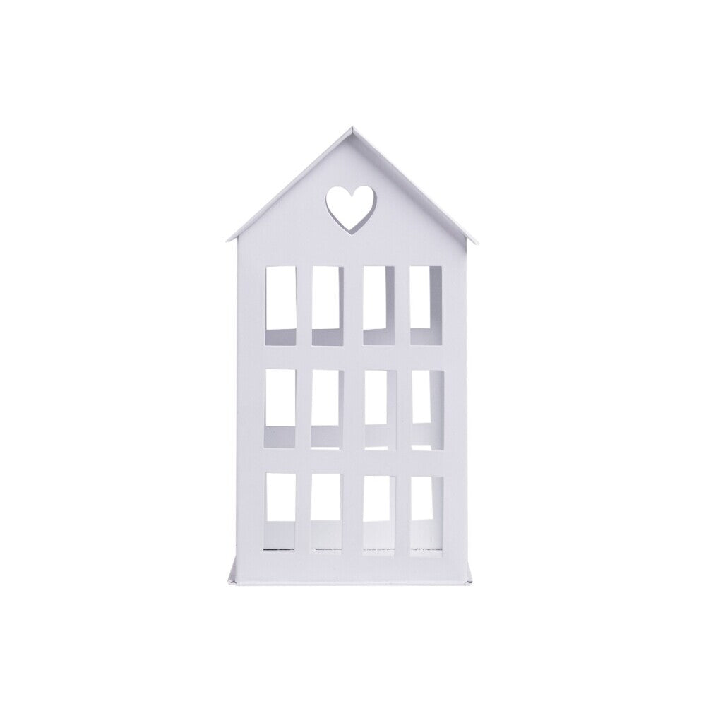 Metall-Lichthaus - 20 cm (Metallic)
