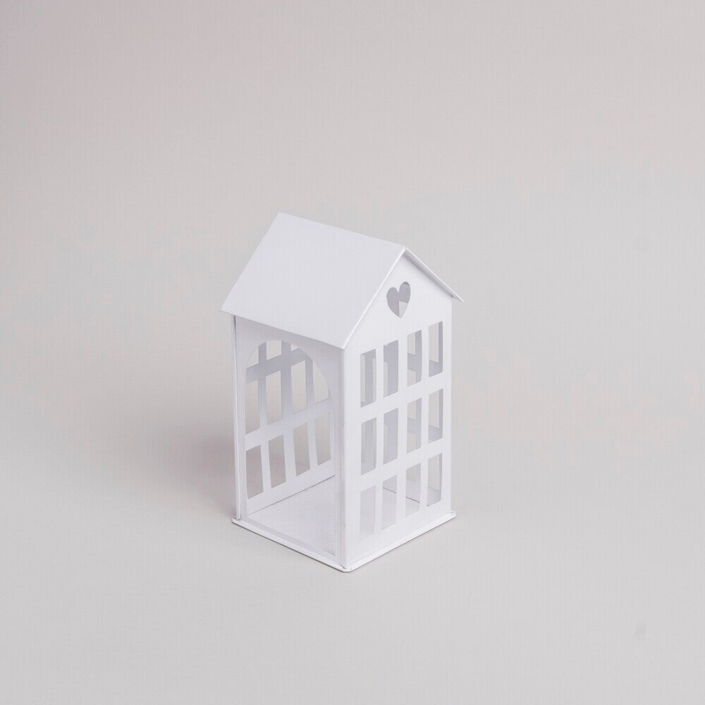 Metall-Lichthaus - 20 cm (Metallic)