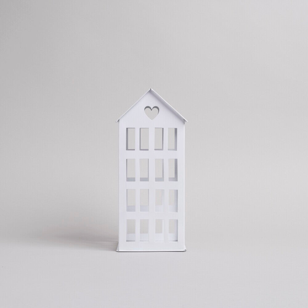 Metall-Lichthaus - 25 cm (Metallic)