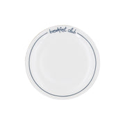 Runder Frühstücksteller "Breakfast Club" - 20,4 cm (Dunkelblau)