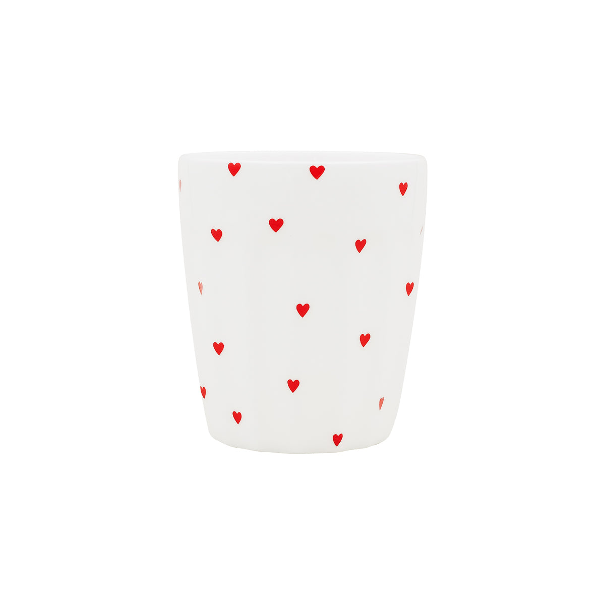 Becher "Kleine Herzen" (Rot)
