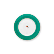 Teller "Love Birds" - 17 cm (Emerald)