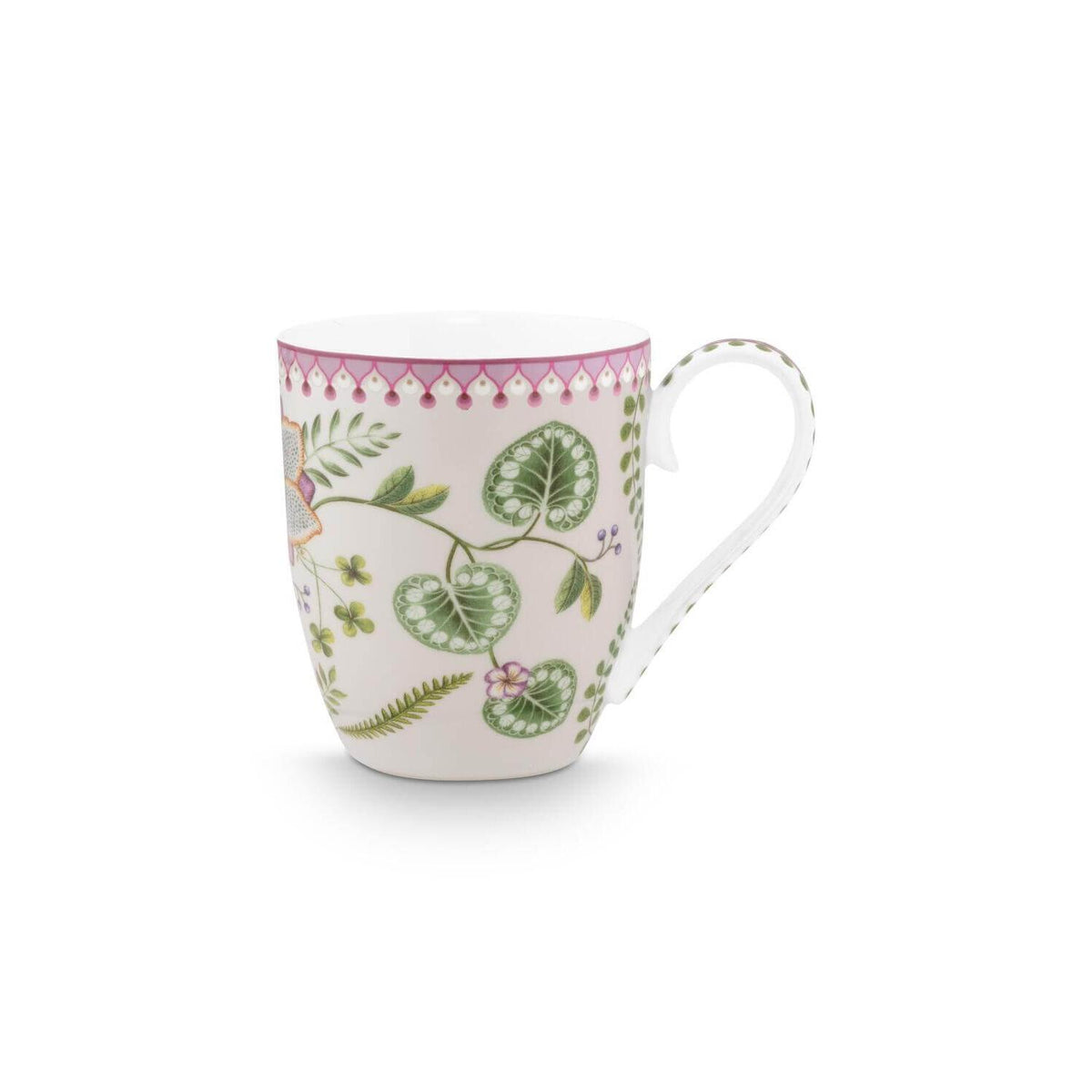XL-Tasse "Lily & Lotus" im 2er-Set - 450 ml (Bunt)