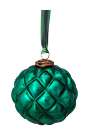 Deko-Anhänger "Ornament" - 12,5 cm (Dunkelgrün)