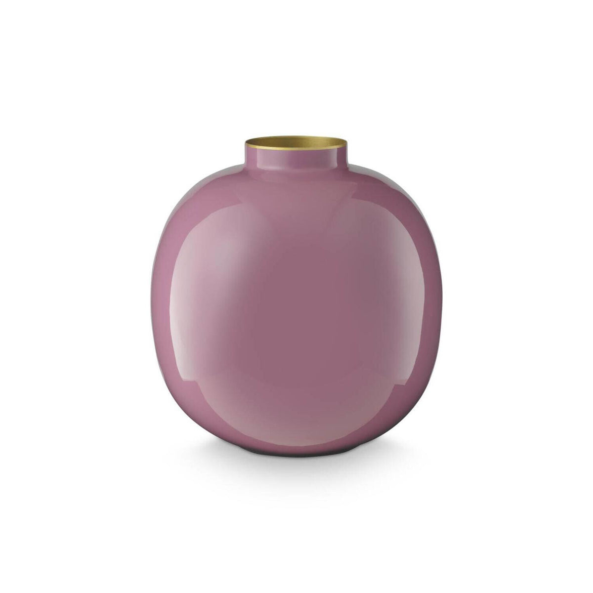 Metallvase - 23 cm (Lila)