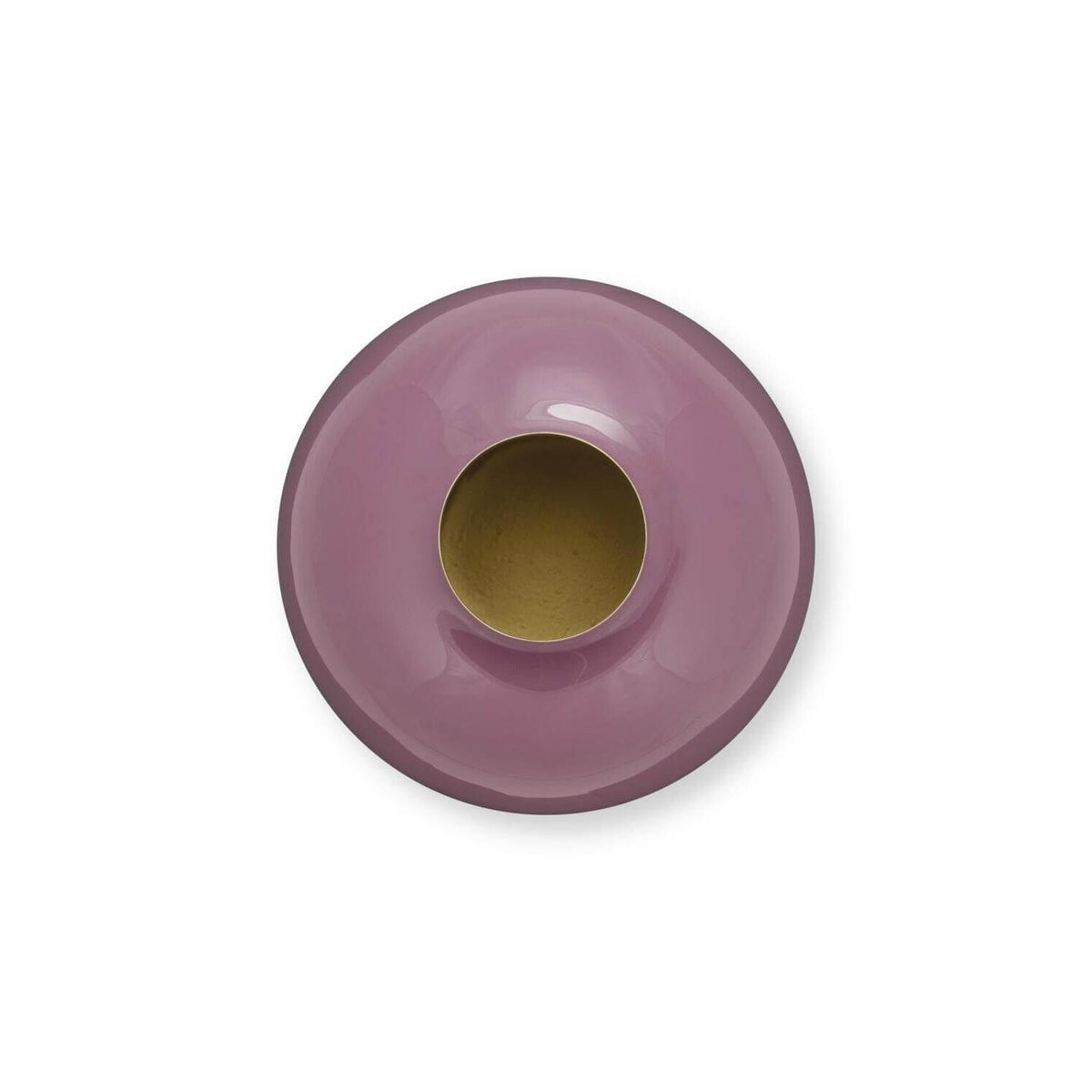 Metallvase - 23 cm (Lila)