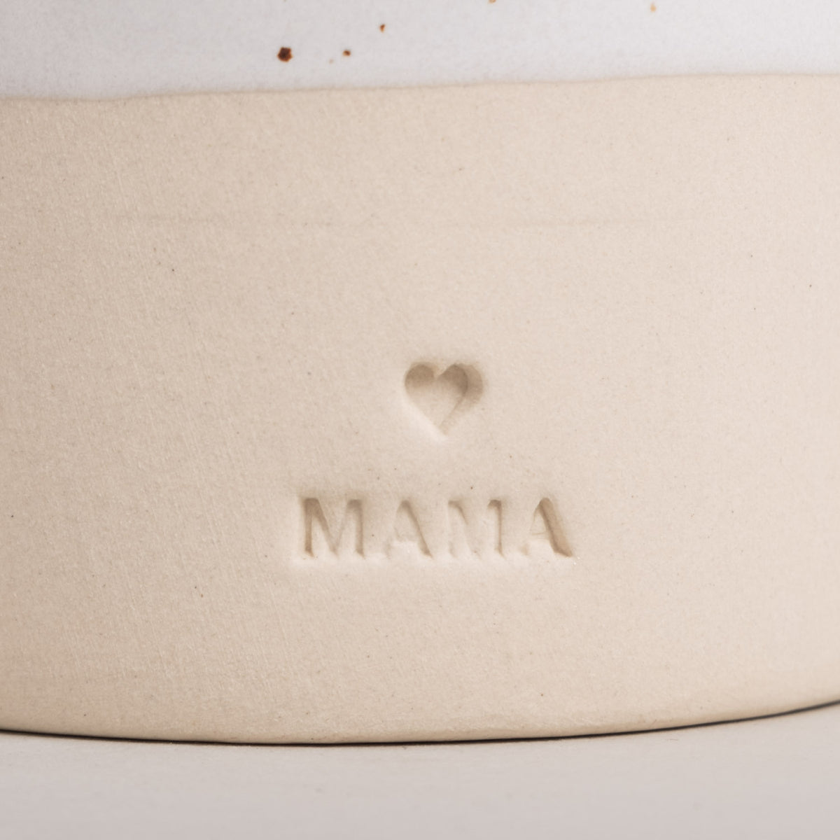 Große Tasse "Mama" - 450 ml (Natur)