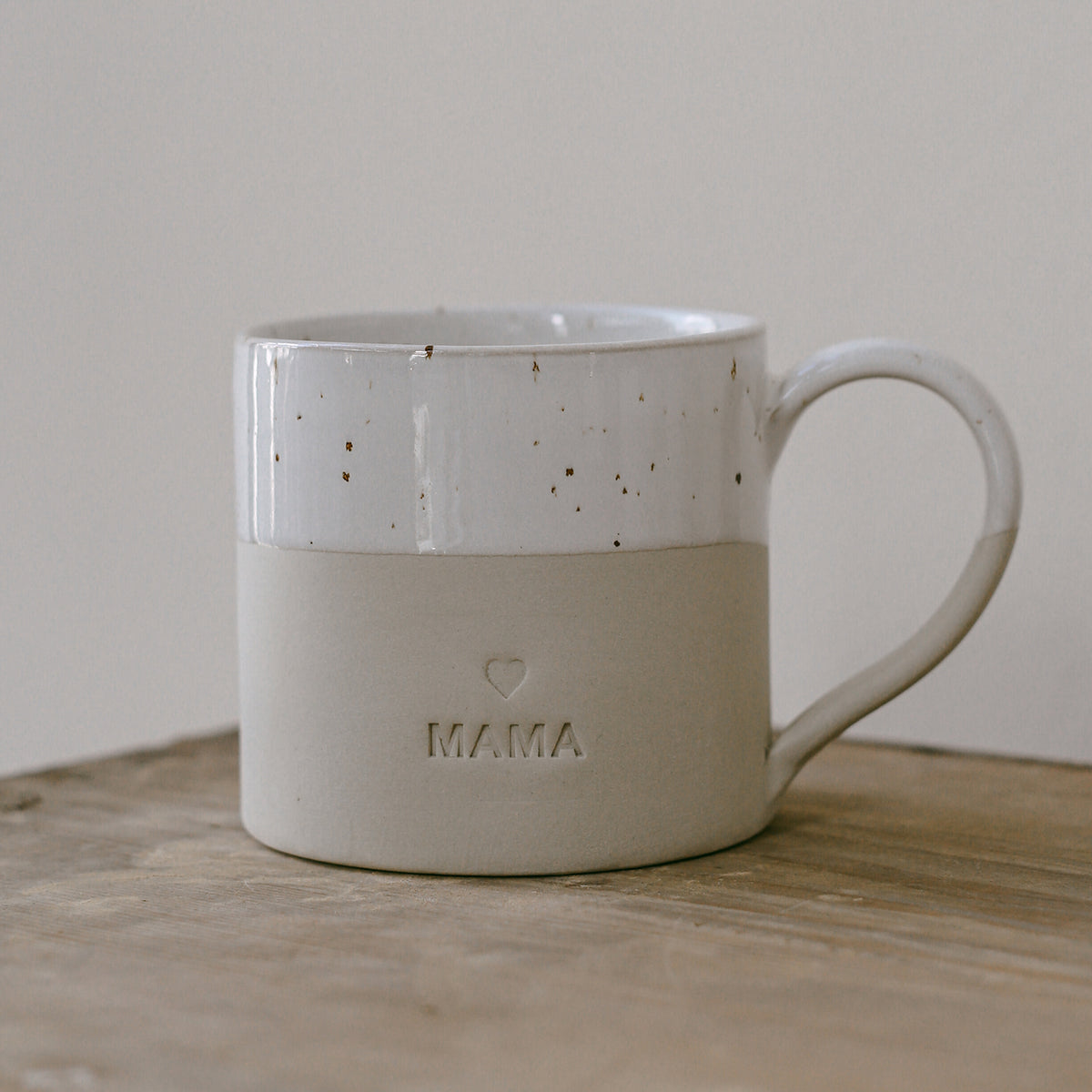 Große Tasse "Mama" - 450 ml (Natur)