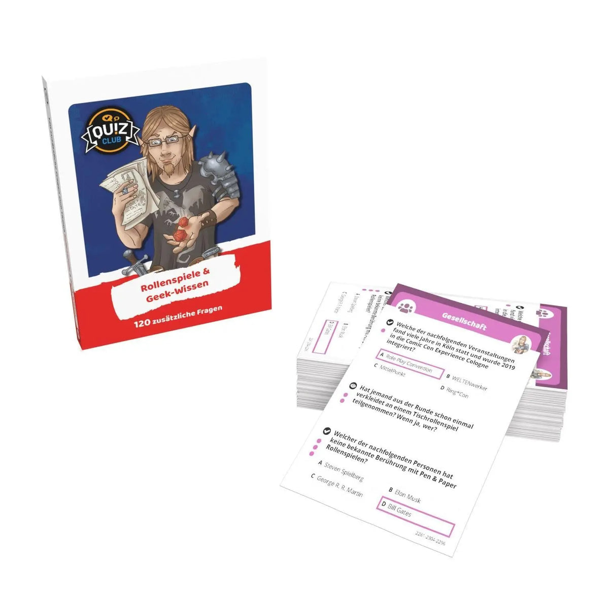 Quiz Club - Charakter Pack Rollenspiele & Geek-Wissen