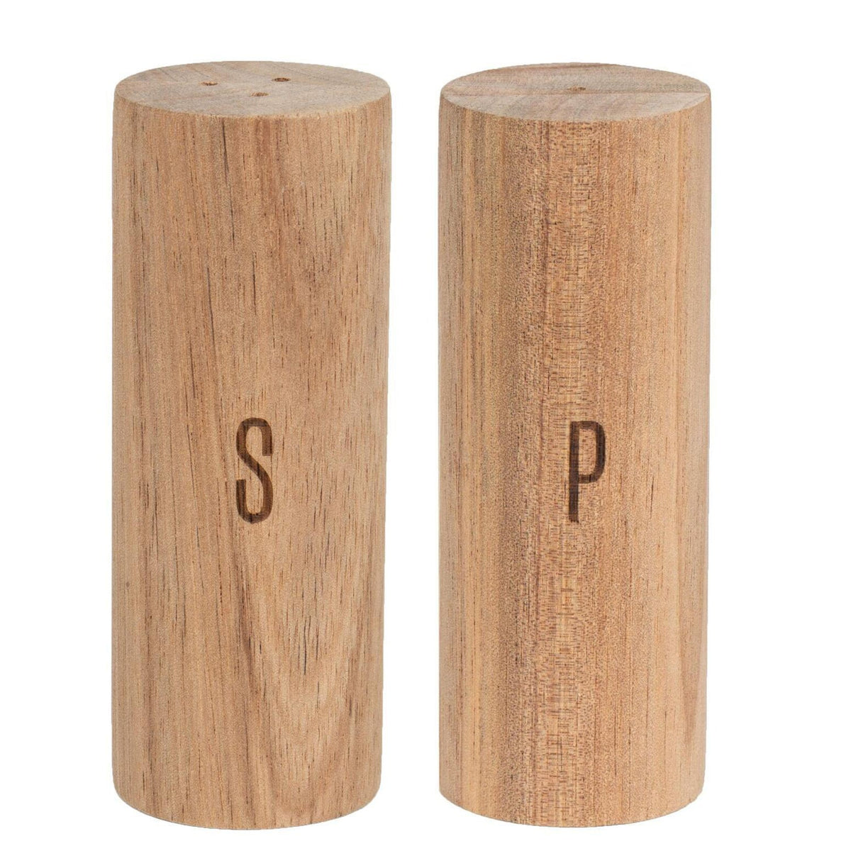 Salz- & Pfefferstreuer-Set - 4x10 cm (Natur)