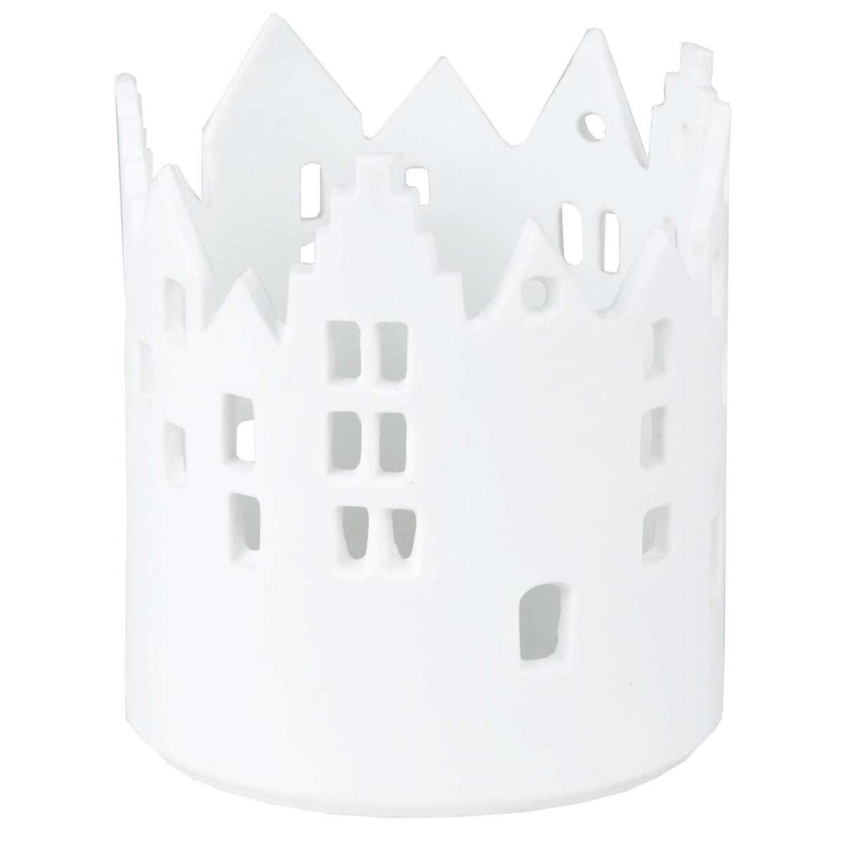 Stadtlicht "Rathausplatz" - 8x9 cm (Weiß)